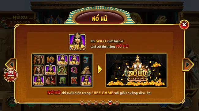 Trải nghiệm giải trí thú vị tại game bí mật cleopatra tại Go88