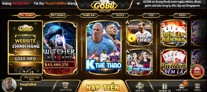 Tìm hiểu đôi nét về mục game k thể thao tại link vào Go88