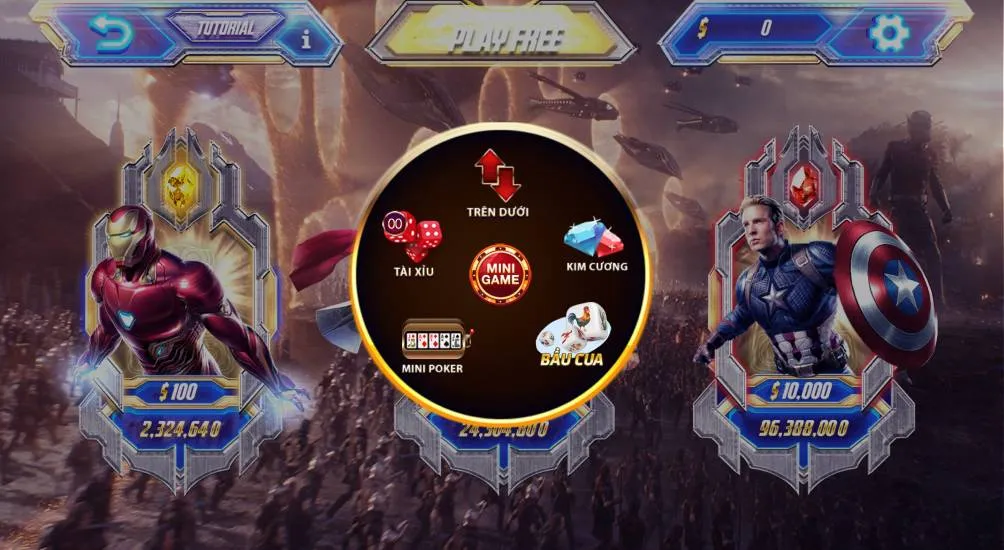 Tìm hiểu chi tiết luật chơi slot game avengers tại nhà game Go88