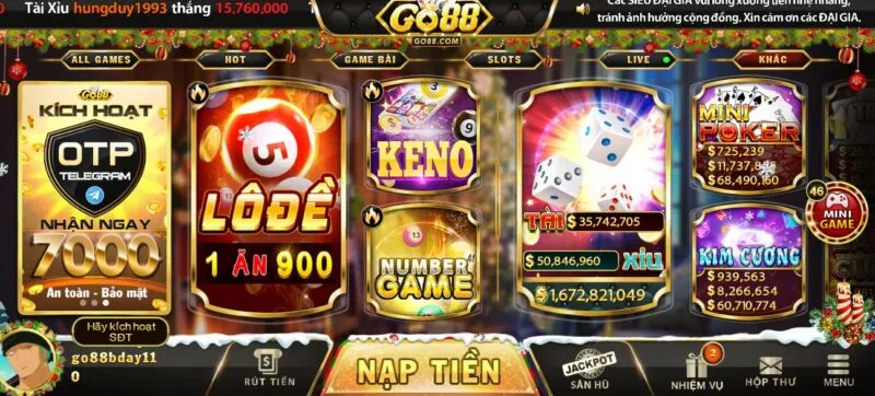 Bí mật cách chơi game number game tại Go88 online giúp anh em chiến thắng