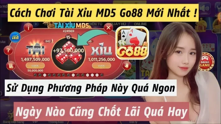 Bật mí những bí kíp chơi tài xỉu md5 thắng mọi bàn cược tại link tải Go88