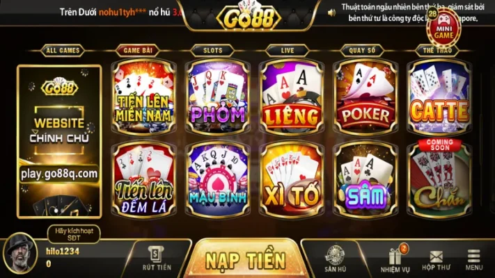 Chiến thuật chơi game mậu binh hay nhất tại Go88 android 